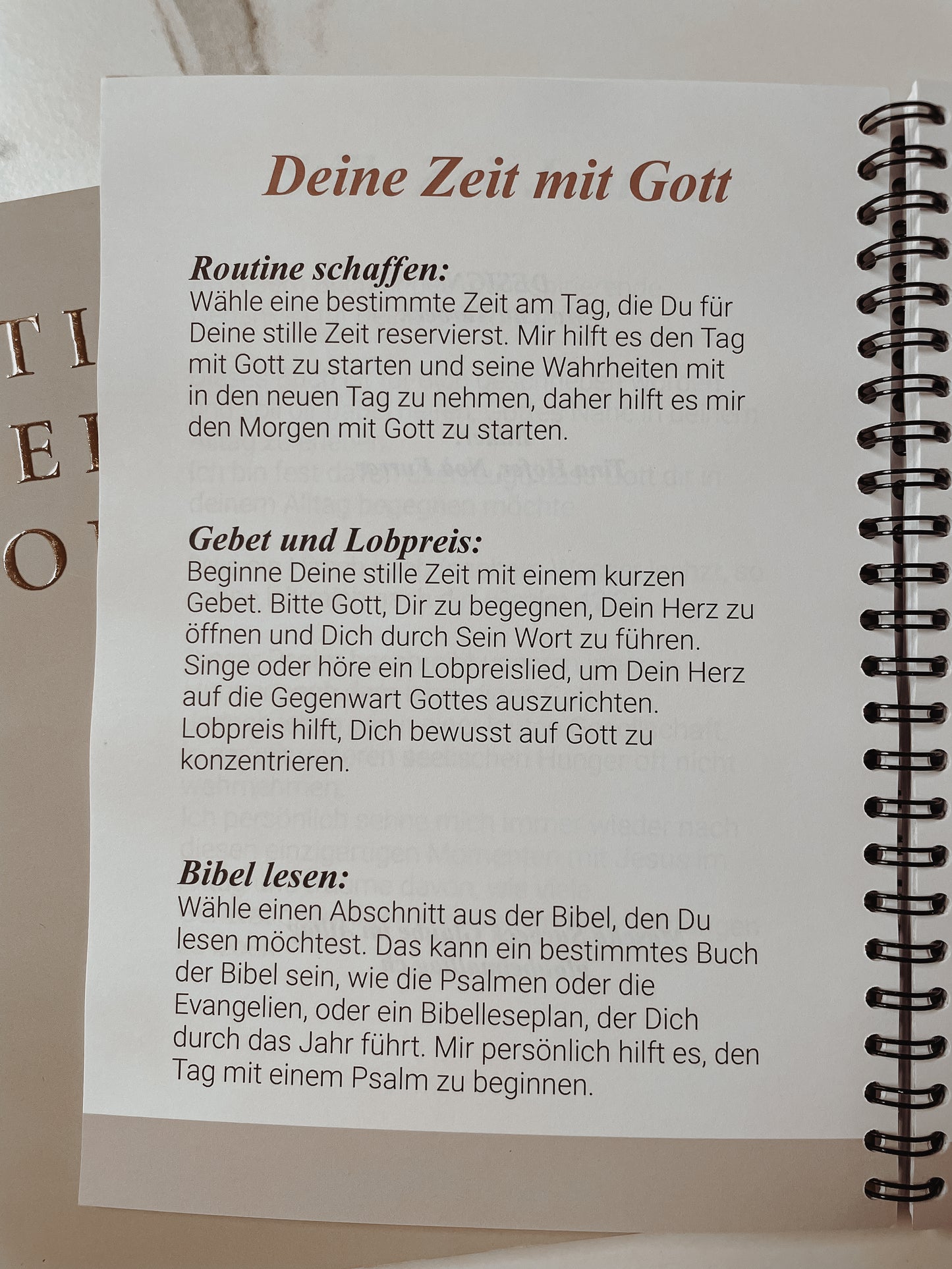 Stille Zeit Journal